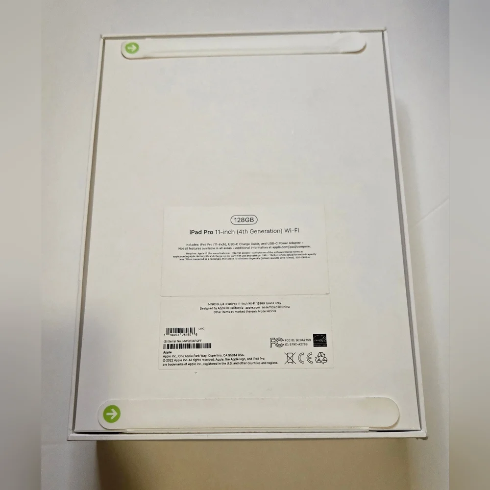 Apple Ipad pro 11-inch Wifi, 128gb Space grey Unopened Box NEW